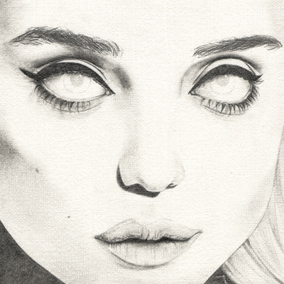 Anielka Hampson Drawing Study for Femme Fatale Series 11